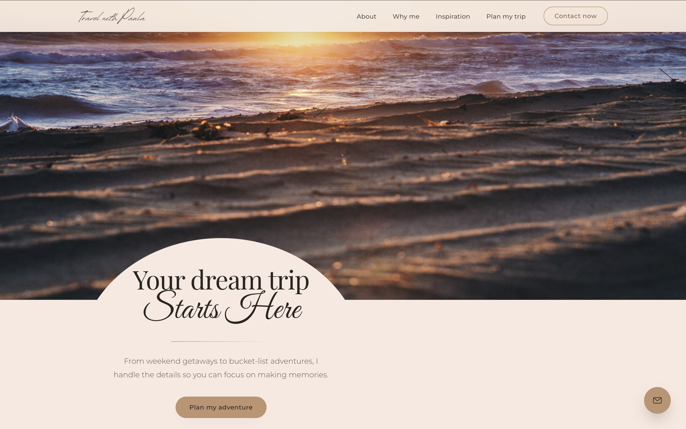 Travel with Paula website